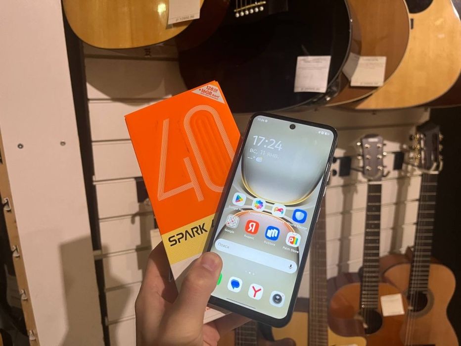 New! Новый! Tecno Spark 40c (4+4/128Gb) | Bepul Dostavka !