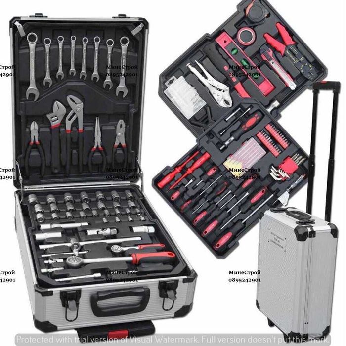 Куфар с инструменти Stahlmayer 499 части 2024 GERMANY