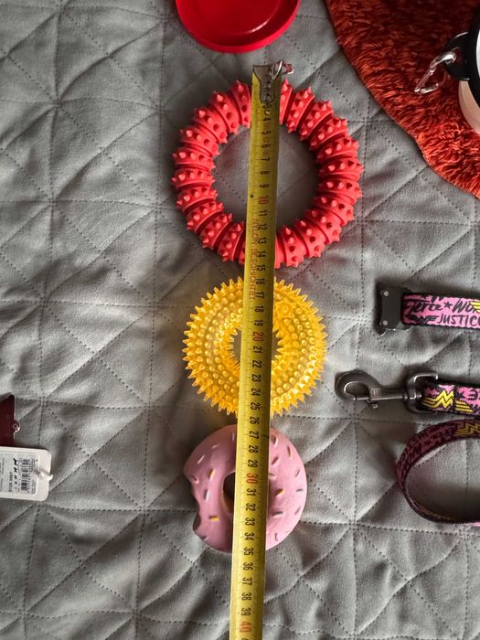 нашийник + повод + играчки за куче