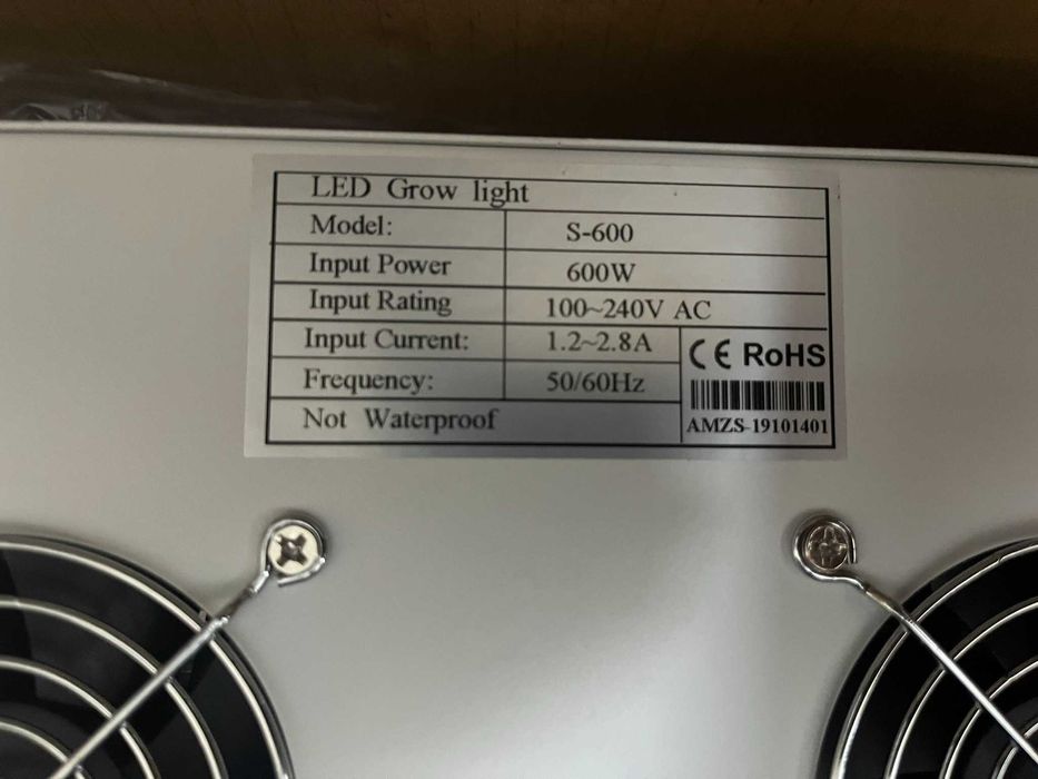 LED Фито лампа за бърз разтеж на растения НОВИ! growing light 600W