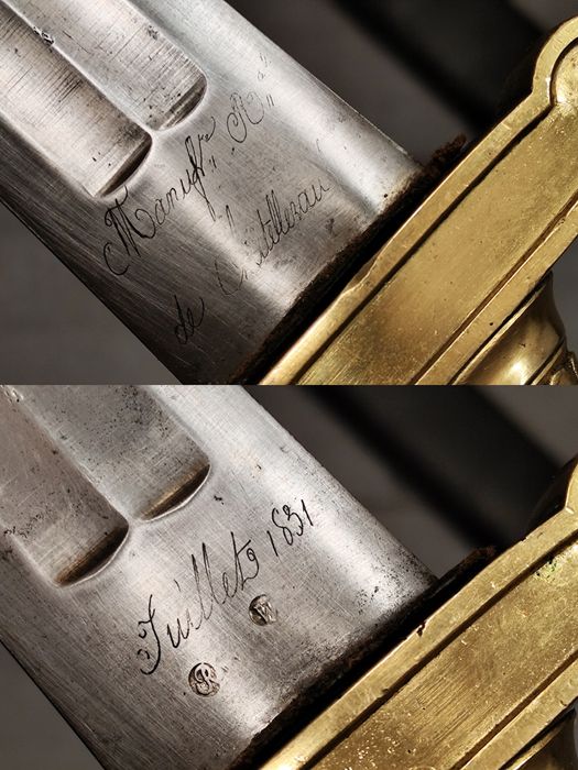 Пехотен Меч / Тесак / Гладиус / France 1831г.