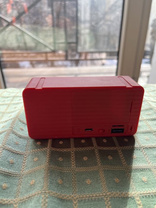 Bluetooth колонка CUBOID красный