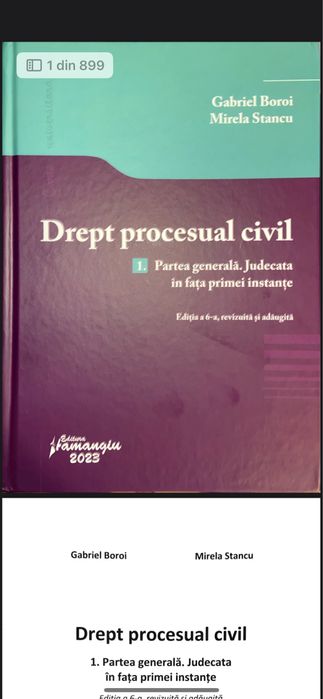 Tratat Drept procesual civil, editia 6, 2023