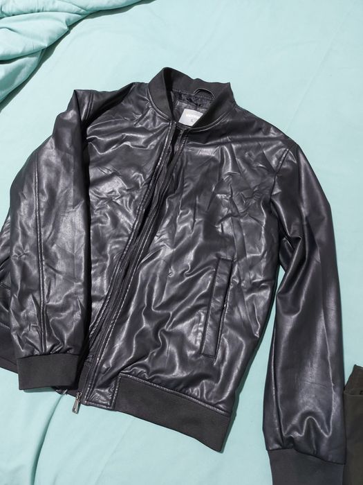 Кожаный костюм мужской