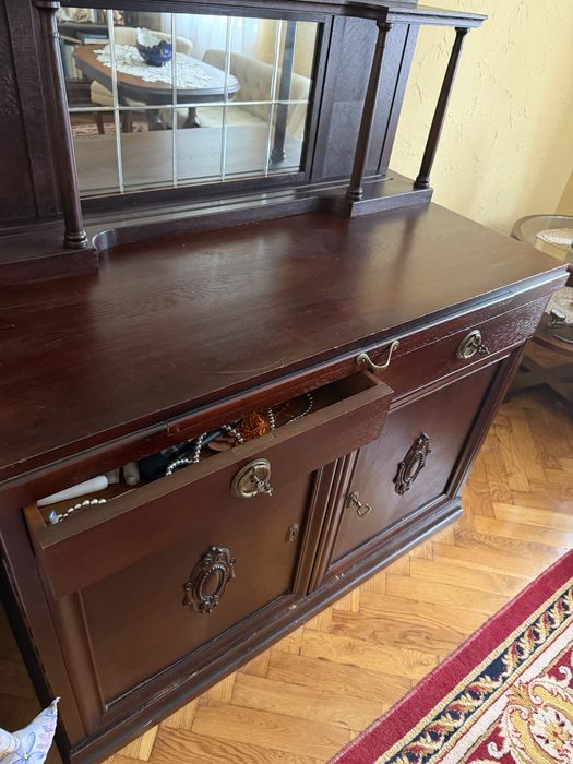 Bufet, biblioteca, dulap, vitrina, mobilier lemn masiv