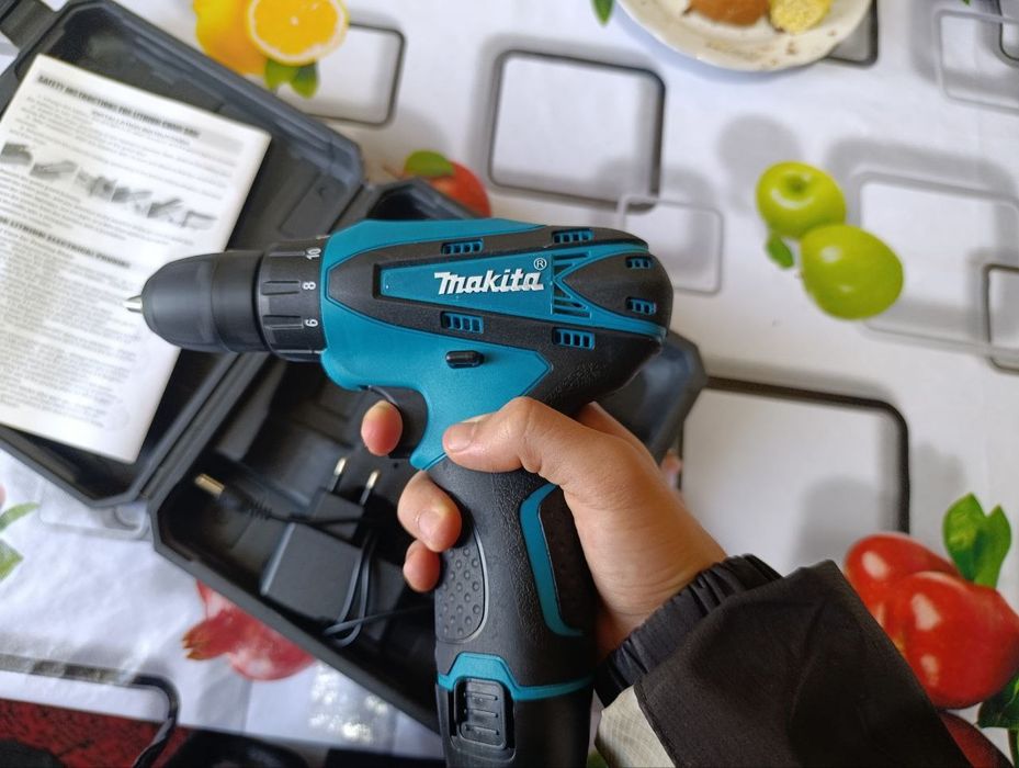 Yangi Akkumulyatorli Makita dreli keys bilan  Дрель Makita 12V Li-ion