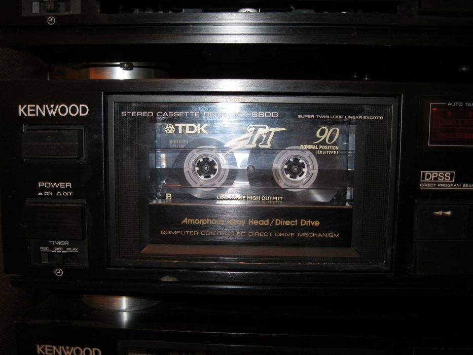 KENWOOD stereo cassette deck KX - 880 G