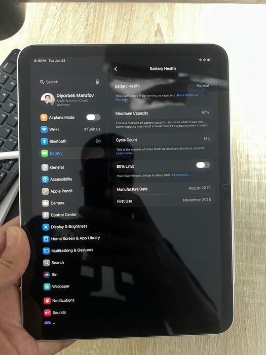 iPad 11 gen {A16}