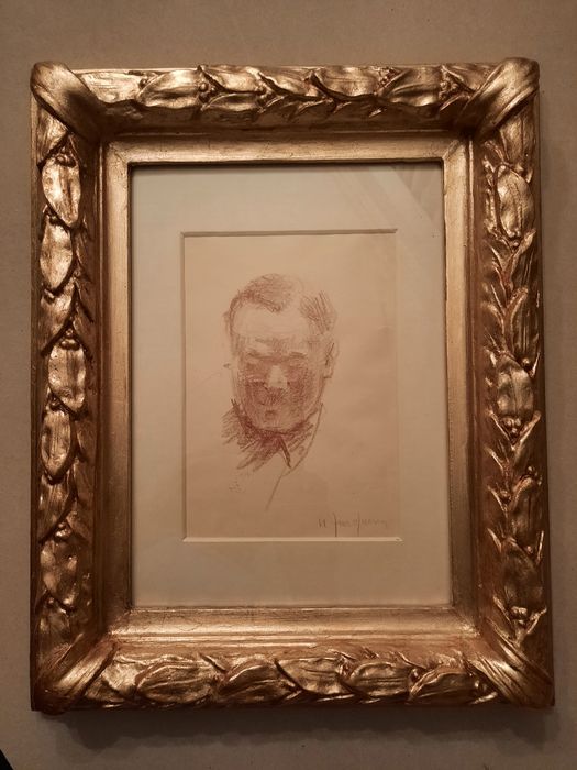 Tablou"Portret de bărbat", Nicolae Furduescu (n.1908 Craiova-d.1954)