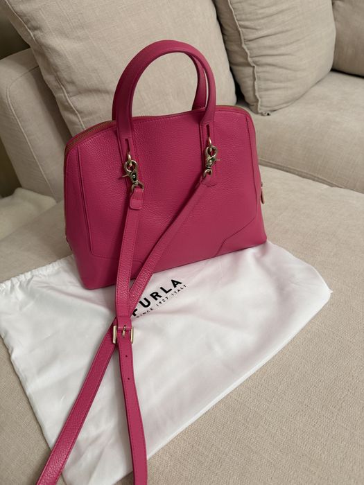 Чанта Furla цвят циклама