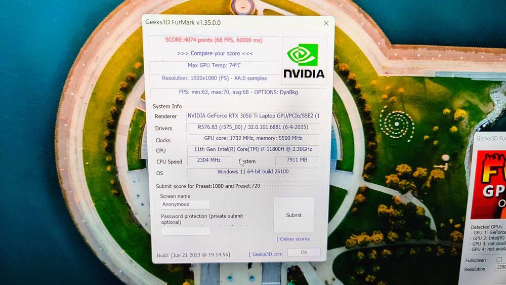 laptop workstation dell xps 15 9510 i7 11800h rtx 3050 Ti ssd 512gb 4K touch