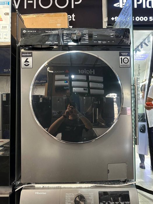 Immer, серия TRUST-SE
Загрузка: 6 кг
Двигатель: Инверторный мотор (Inv