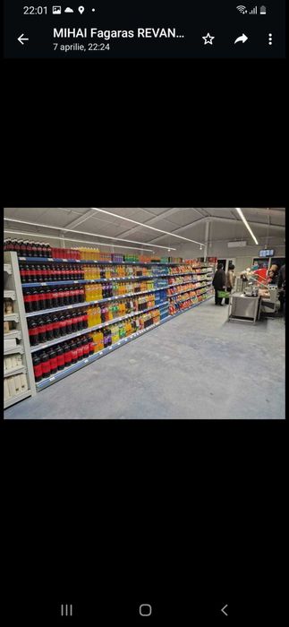Rafturi de magazin 399 ron metrul liniar