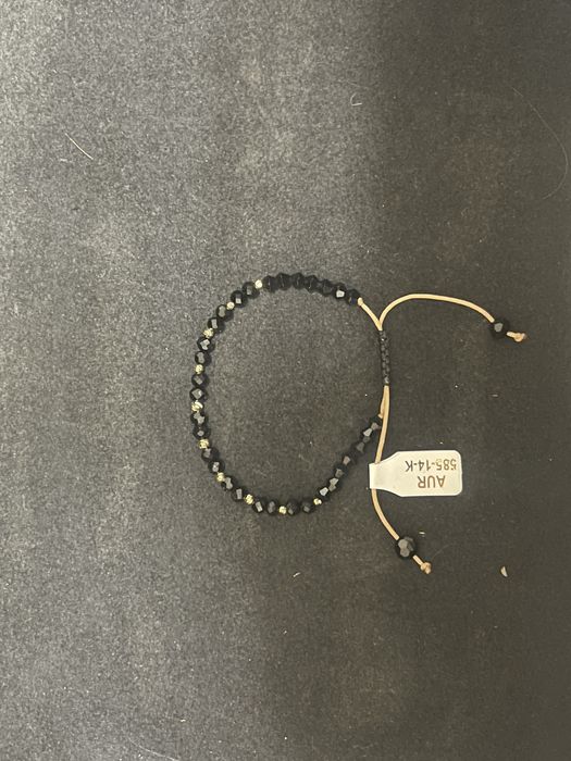 Cadoul ideal / Brățara aur 14k cu bile și șnur. Diverse modele.