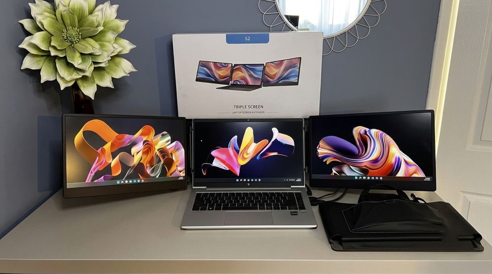 Monitor Portabil Dual Screen 14” Inch FHD 16:9 TeamGee S2