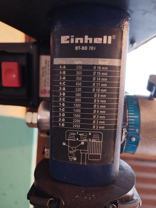 Колонна бормашина Einhell BT-BD 701