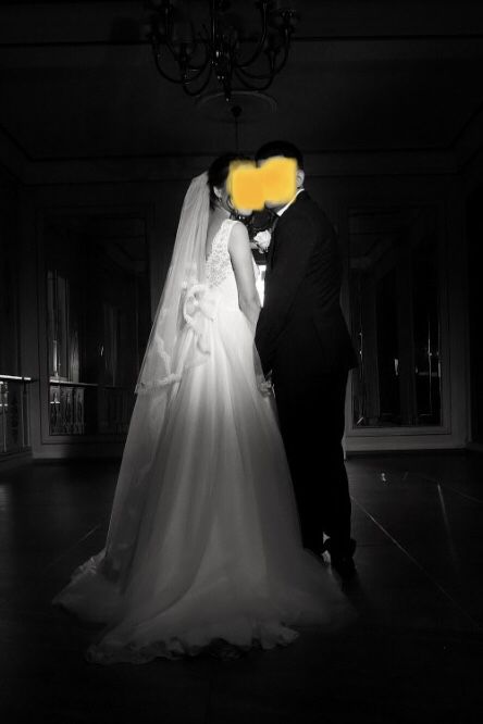 Свадебное платье с фатой