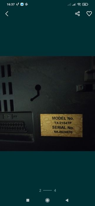 Телевизор Panasonic  работещ