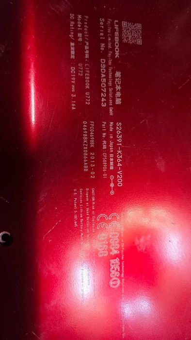 Dezmembrez laptop Fujitsu Ultrabook i7