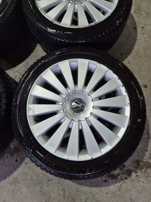 Jante aliaj si anvelope de iarna 235/45R17 vw passat b7