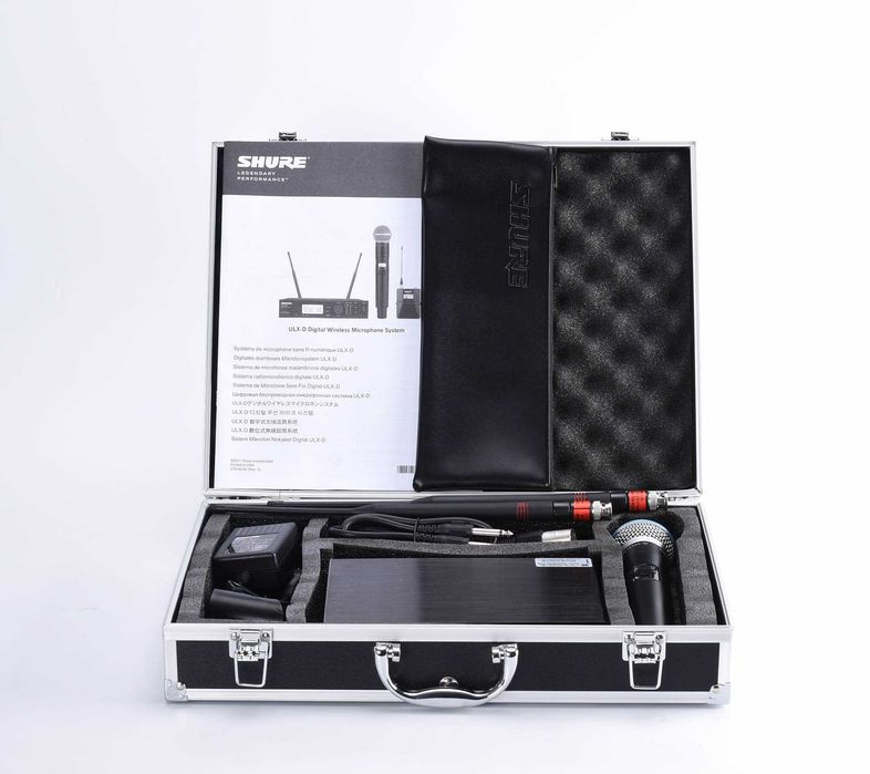 Wireless microfon SHURE ULX-D BETA 58A cu CASE CADOU Placa Mare