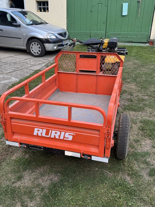 Motocultor progarden 18 cai cu remorca si freze