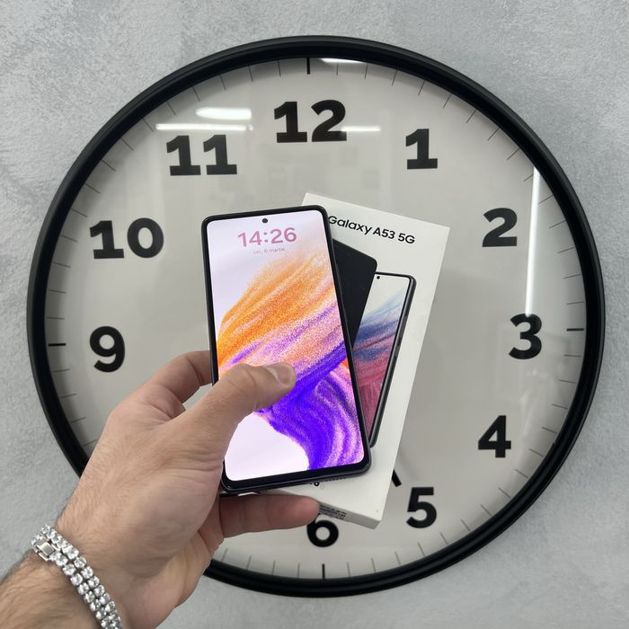 Samsung A53 128GB negru - husă + cutie