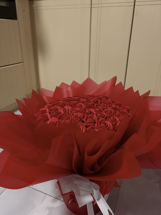 buchet 51 trandafiri de sapun