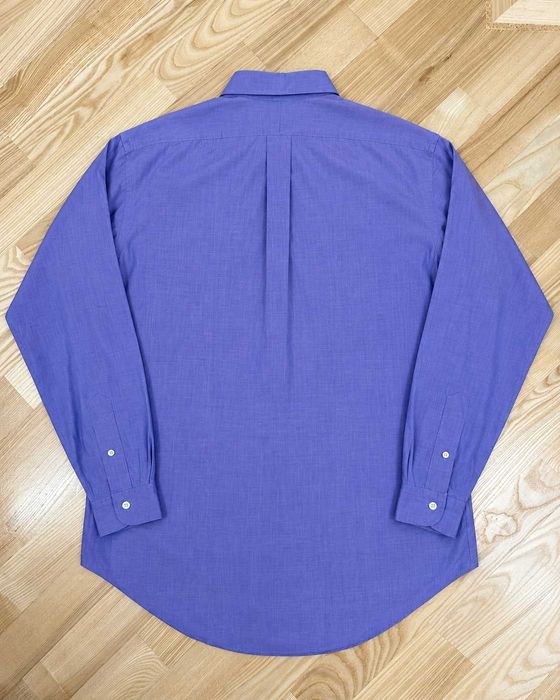 Cămașă Polo Ralph Lauren Blake bărbați, 100% bumbac, mov lila – Mărimea M