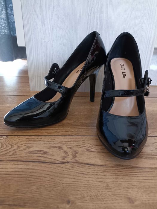 туфли лаковые, натуральная кожа