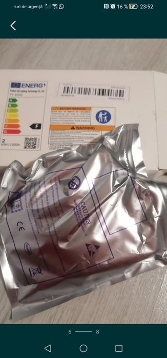 Banda led RGB 5m,cu control pe fir, nou în cutie