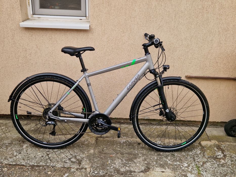 Carver Cinos 120 Super City Bike Shimano XT Bicicleta Aluminiu cadru L