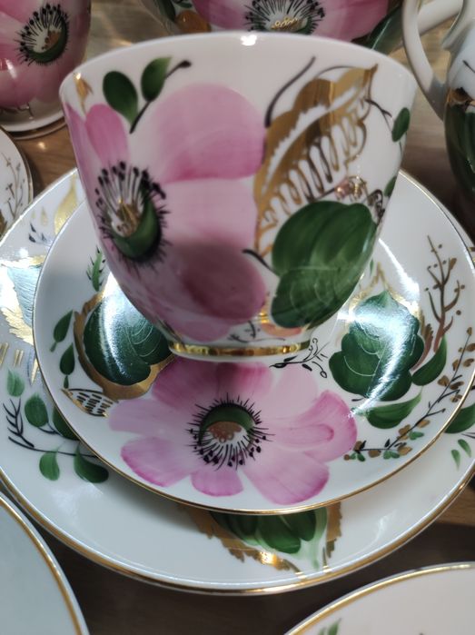 Чайный сервиз ЛФЗ "Мальвы"