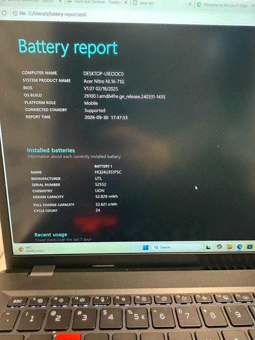 Laptop Gaming Acer Nitro Lite 16 165Hz I7-13620h 16gb Ram RTX 3050 6Gb 512gb SSD ProMax Amanet