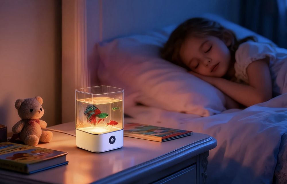 Аквариум с петушком