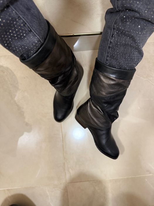 Дамски ботуши естествена кожа 39 номер 2 модела