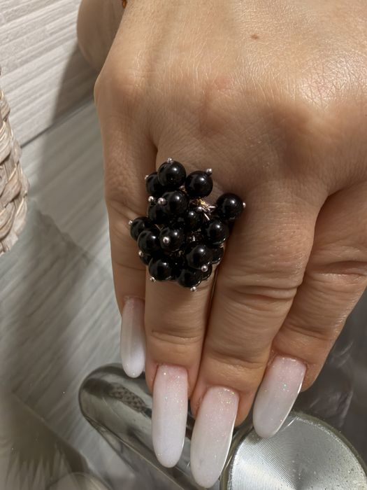 Inel argint cu pietre Onix !