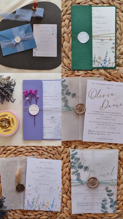 Invitații de nuntă și botez