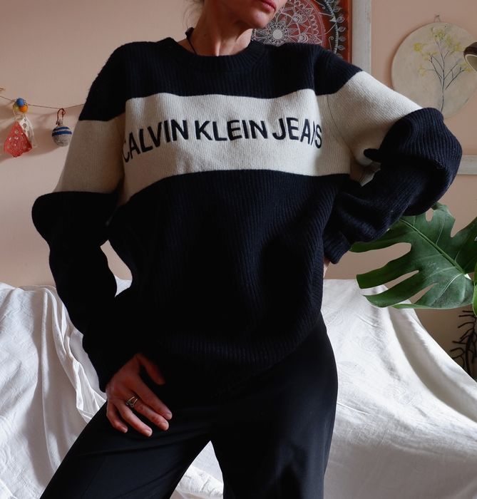 Вълнен пуловер Calvin Klein