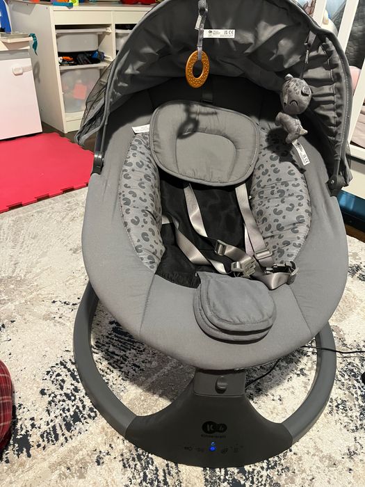 Balansoar și șezlong electric Kinderkraft - Lumi 2, Dark grey
