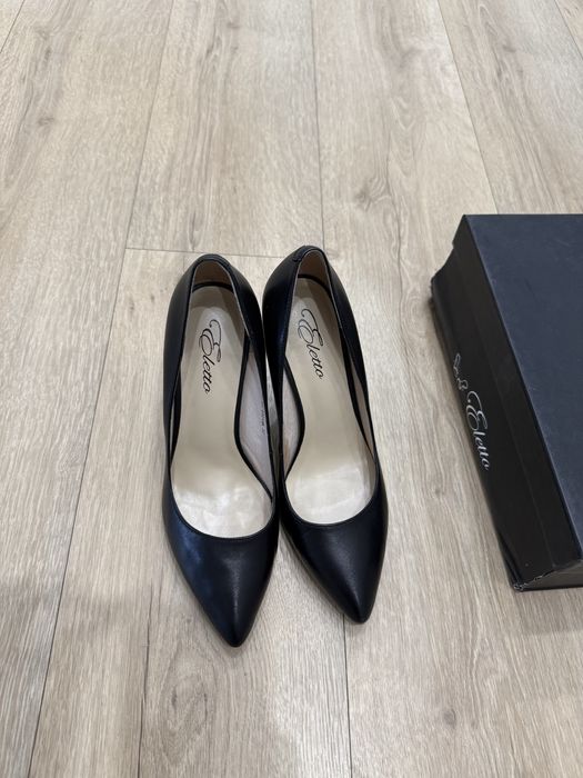 Туфли черные кожаные размер 37