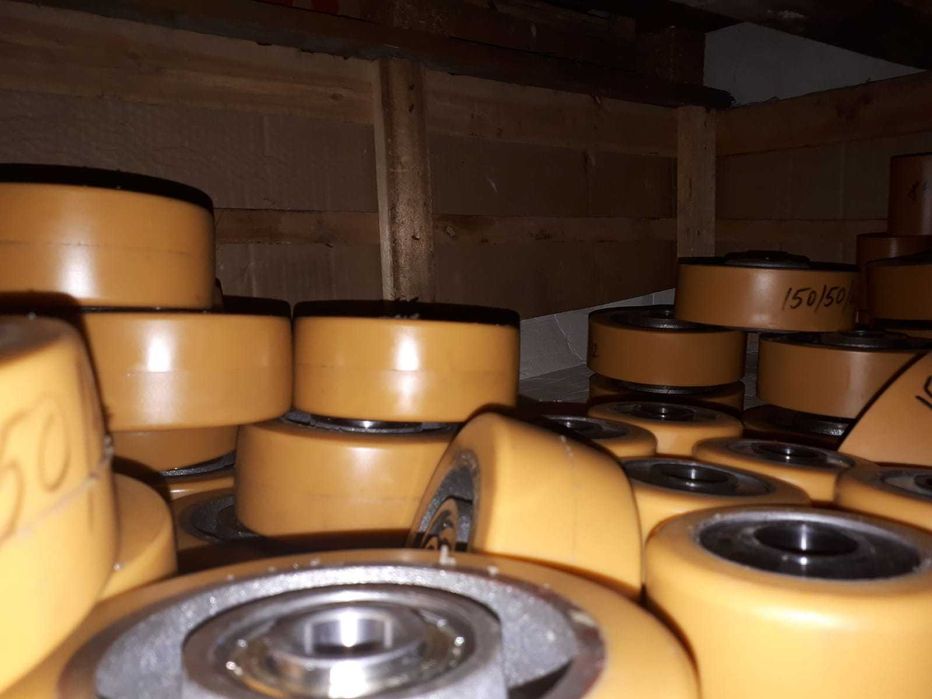 Roata directie transpalet manual 180/50-20 CA (cauciuc negru)