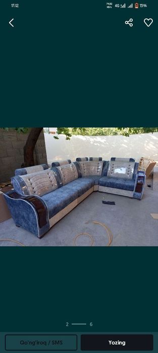 Sifatli va arzon Yumshoq mebellar.