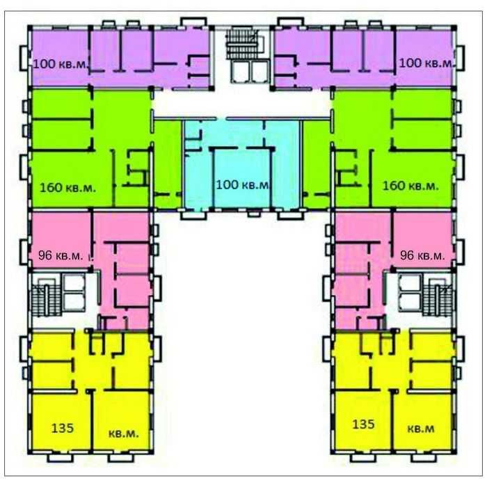 Бунедкор пр-т м-ро Мирзо Улугбек,Парк Гафур Гулям 167 кв.м новостройка