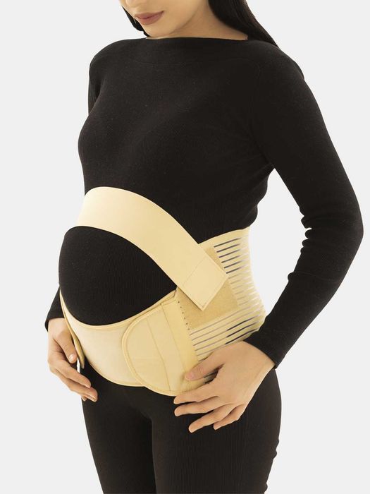 Бандаж эластичный дородовой на лямках