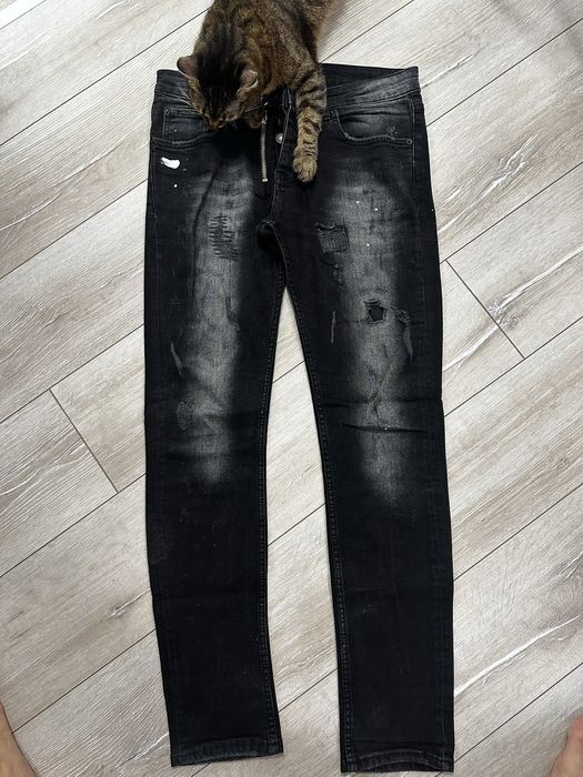 Мъжки черни дънки