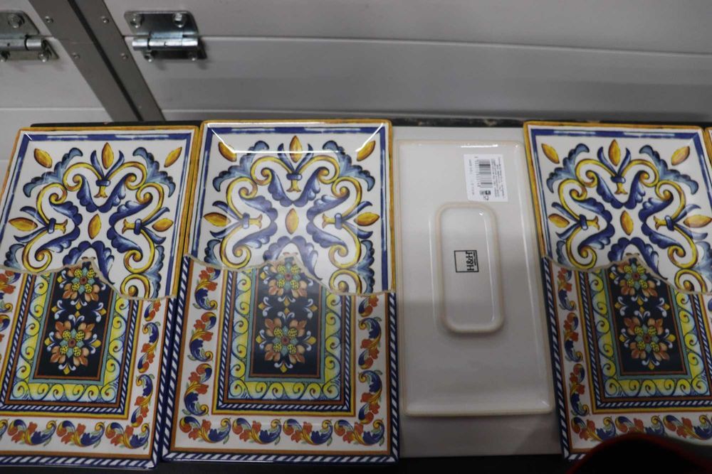 Плата/чинии H&h Positano Комплект 5 плата Piatti Retangolare 25x15cm