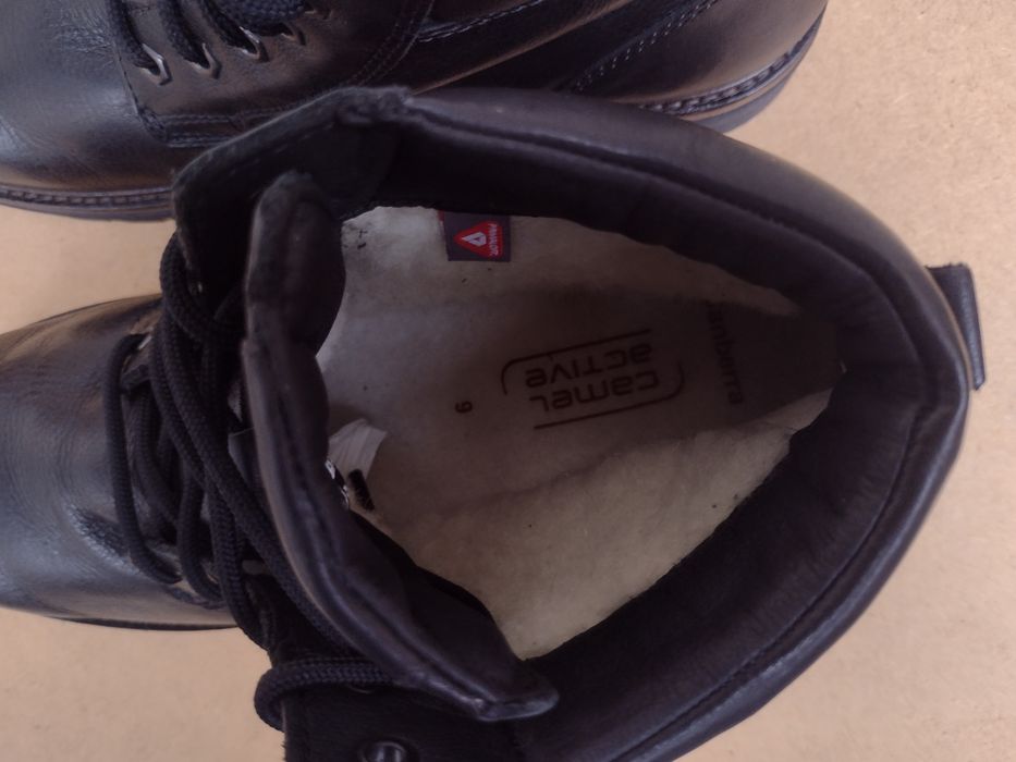 Кожени зимни обувки Camel Active - от телешка кожа