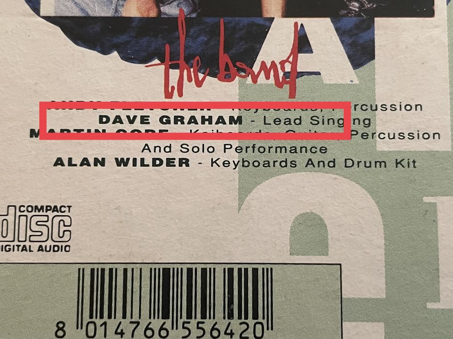 Depeche Mode live CD from Violation tour