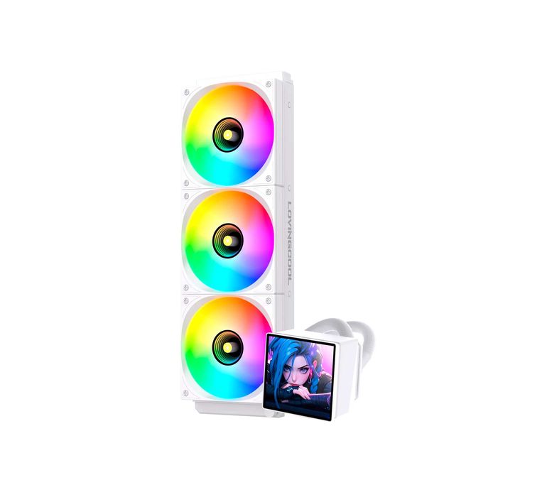 ; Водяное охлаждения для cpu LOVINGCOOL DP-01 360 ARGB LCD
